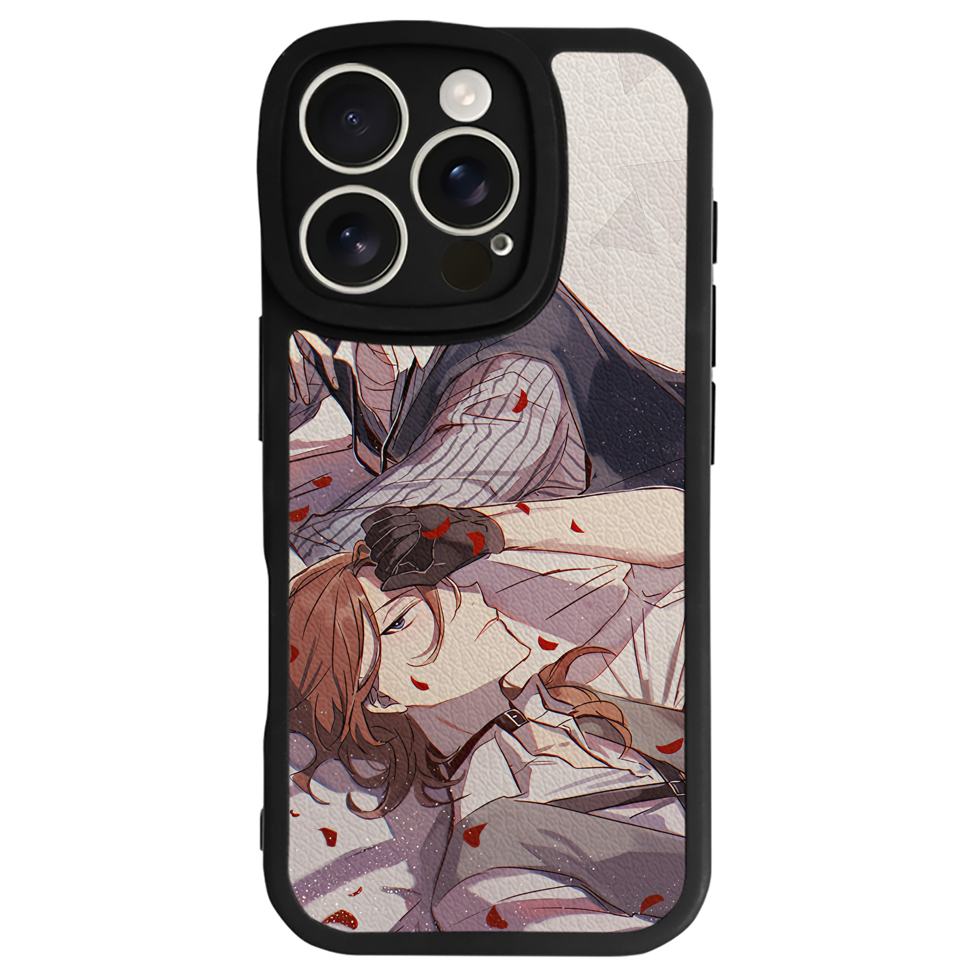 （画像用） 文豪ストレイドッグス Bungo Stray Dogs 【iPhone 16シリーズ対応】シリコンスマホケース（レザー調） 材質：シリコン